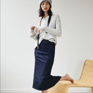 Madewell denim skirt